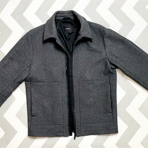 Grey Theory double zipper jacket